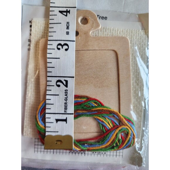 Lot of 3 Vintage NMI Stitch 'N Hang Cross Stitch Ornament Kits NOS Made In USA - Picture 7 of 11